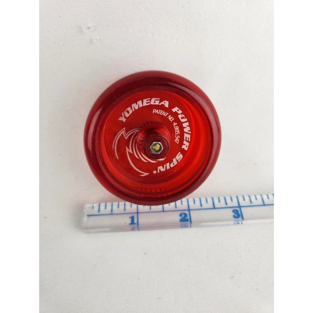Vintage 90's Yomega Power Spin YO-YO Red Spinning Toy - NO STRING‎ - Nostalgic